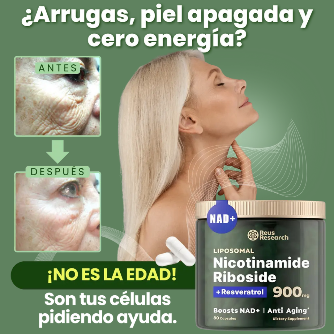 NAD+ Nicotinamide Riboside Resveratrol 2X1 IMPORTADO 🇺🇸