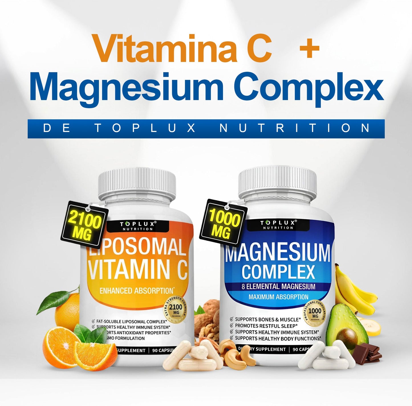 Toplux® Magnesium Complex + Liposomal Vitamina C