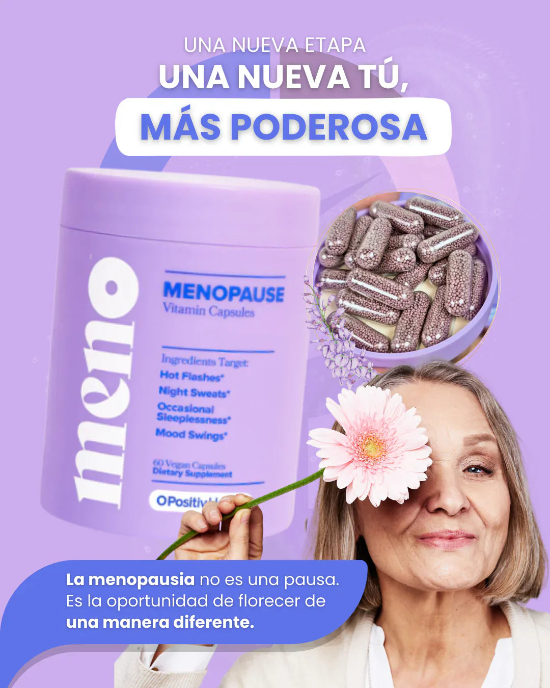 O Positiv MENO® 🌸 Vitaminas Para La Menopausia 2X1