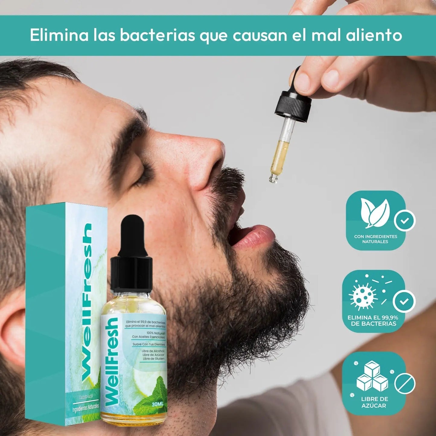 Wellfresh® 2X1 | Frescura Duradera, Adiós al Mal Aliento