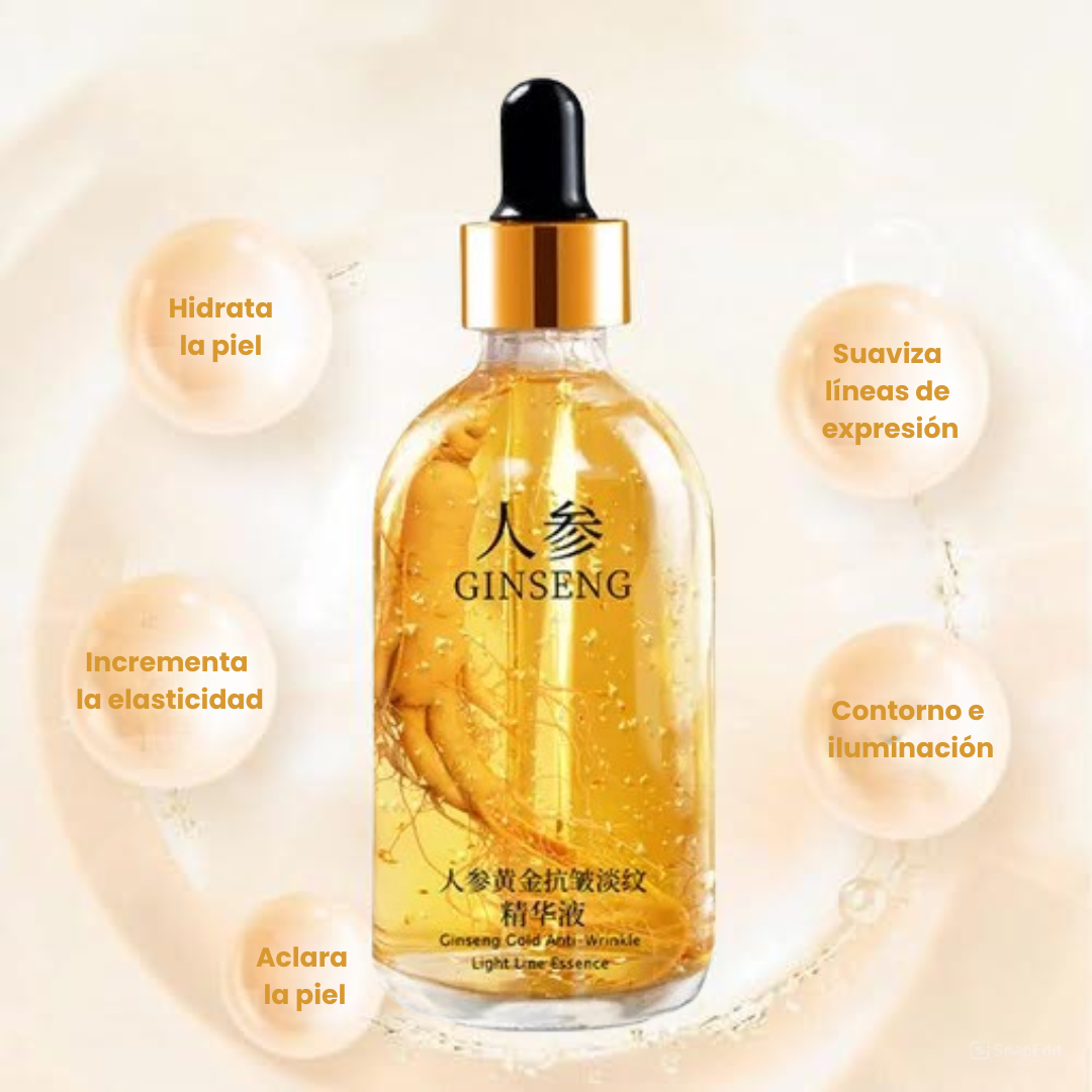 Ginseng™ 🫚 Sérum Rejuvenecedor Hidratante Con Raíz