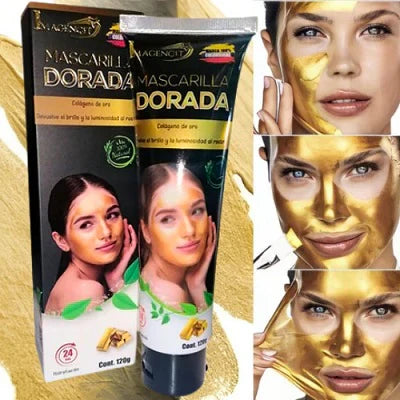 GoldenGlow™ | 2X1 Mascarilla Facial de colágeno con Oro ✨